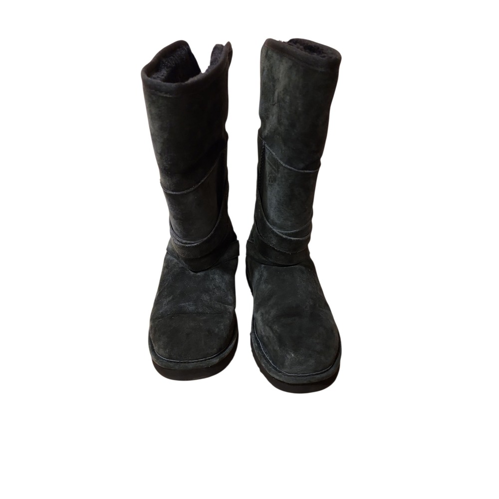 LAMO‎ Women Black Suede Warm Winter Boots Size 8